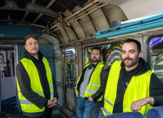 Nox Mobility: Nachtzug startet ab Hamburg nach München Bild Nox Mobility Mitgründer, L-R: Janek Smalla, Artur Hasselbach, Thibault Constant – © Nox Mobility