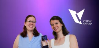 VisionAward 2026: cylib und decyte als Gewinner ausgezeichnet VisionAward: cylib und decyte gewinnen 2026 Julia Stachowiak und Hanna Roeschke von decyte © VisionAward