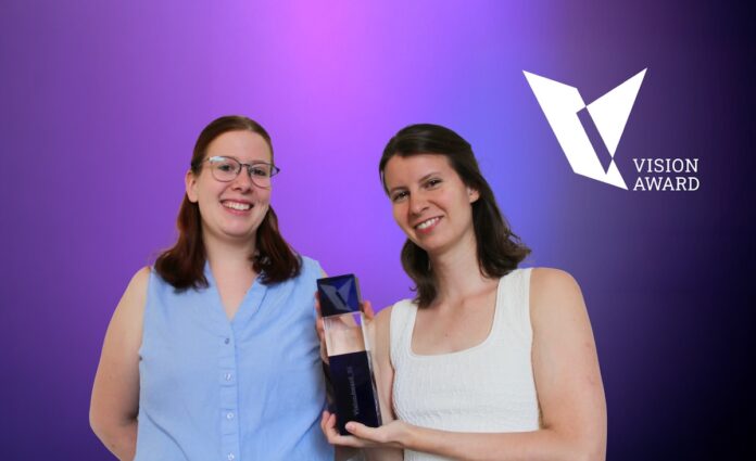VisionAward: cylib und decyte gewinnen 2026 Julia Stachowiak und Hanna Roeschke von decyte © VisionAward