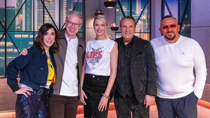 Die Höhle der Löwen: Höhle der Löwen Startups 2026 Bild Die "Löwen" (v.l.) Judith Williams, Frank Thelen, Janna Ensthaler, Ralf Dümmel und Andreas w. Herb. Foto: RTL / Bernd-Michael Maurer