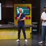Ding Dong Ping Pong: Indoor-Tischtennis in Die Höhle der Löwen Ding Dong Ping Pong: Tischtennis bei Die Höhle der Löwen Bild (v.li.) Kian Pariwar und Waldemar Zeiler, Gründer-Duo von Ding Dong Ping Pong aus Berlin. Foto: RTL