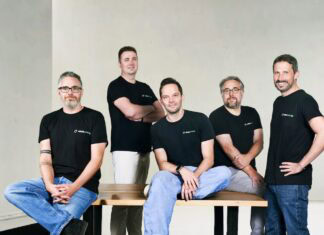 Rabot Energy: Wenn sich Strom automatisch dem Markt anpasst Bild: (von li. nach re.): Tobias Mogge (COO), Jan Matysik (CTO), Konrad Schade (CCO+MD), Konrad Schürmann (MD), Jan Rabe (Co-Founder+CEO). Fotocredits: © Rabot Energy