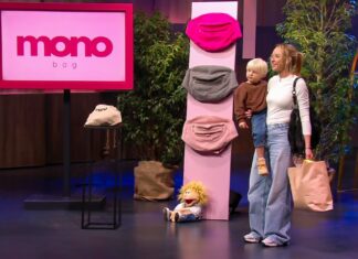 monobag: Handtasche trifft Die Höhle der Löwen Bild Gesa Vieting, Gründerin von monobag mit ihrem Sohn Max. Foto: RTL
