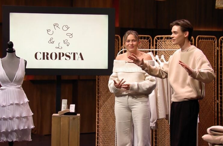 CROPSTA: Fashion in Die Höhle der Löwen Bild: Gründerpaar Charlotte Lieben und Mike Leon Lichtenberg Foto: RTL