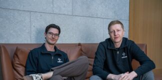 calliora: Krankenhäuser mit KI-Plattform wirtschaftlicher machen Gründerteam Bild  Dr. Frederik Träuble und Dr. Jonas Wildberger