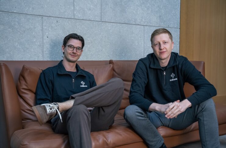 calliora: Krankenhäuser mit KI-Plattform wirtschaftlicher machen Gründerteam Bild  Dr. Frederik Träuble und Dr. Jonas Wildberger
