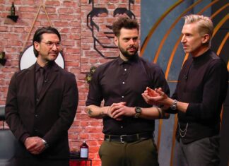 Don Quiff: Marke in Die Höhle der Löwen. Robert Tarquini, Klaus Laimer und Max Kˆgl (v.li.),