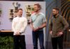 FRYZZA: Air Fryer Pizza – Die Höhle der Löwen Ronny Schreiber, Dieter Könnes und Alexander Wulf (v.li.) , Gründer von FRYZZA Foto: RTL