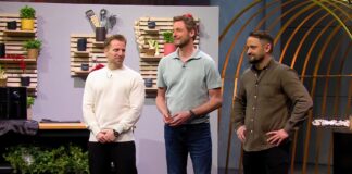 FRYZZA: Air Fryer Pizza – Die Höhle der Löwen Ronny Schreiber, Dieter Könnes und Alexander Wulf (v.li.) , Gründer von FRYZZA Foto: RTL
