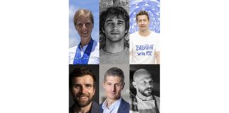 Leistungsfähigkeit: Gründer:innen brauchen Regeneration. Die Porträtfotos für das Mosaik-Bild wurden von den Interviewten zur Verfügung gestellt. Foto © Remo Neuhaus, Foto © Freddy Olander, Foto © Jennifer Wendland, Foto © Marko Seifert, Foto © Max Meister, Foto © Jan Strempel Photography Jeppe Hein Portrait 2022