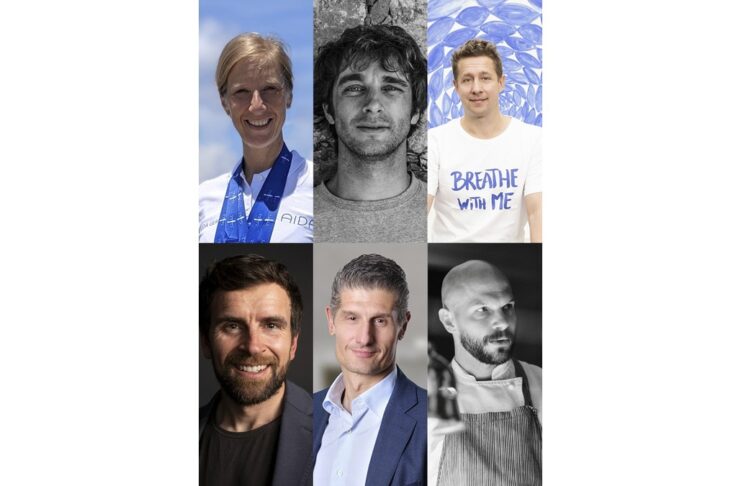 Leistungsfähigkeit: Gründer:innen brauchen Regeneration. Die Porträtfotos für das Mosaik-Bild wurden von den Interviewten zur Verfügung gestellt. Foto © Remo Neuhaus, Foto © Freddy Olander, Foto © Jennifer Wendland, Foto © Marko Seifert, Foto © Max Meister, Foto © Jan Strempel Photography Jeppe Hein Portrait 2022