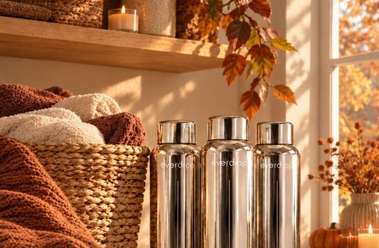 everdrop: Laundry Shampoo in Chrome Design Limited Edition Laundy Care Set Mood