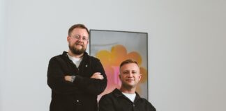 Pandektes erhält 13,5 Millionen Euro, um der weltweit größte Anbieter juristischer Daten zu werden Rechtsrecherche: Pandektes baut Infrastruktur mit 13,5 Mio. € Pandektes Founder (v. l.): Søren Brokær und Casper Brigsted. Foto: Lars Astrup Jensen
