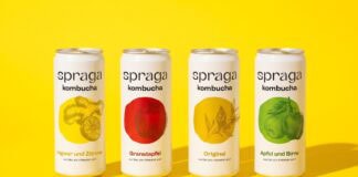 Kombucha: Spraga expandiert in die Gastronomie B.U.: Mit vier Kombucha-Sorten setzt Spraga seinen Expansionskurs im deutschen Markt fort. © Spraga
