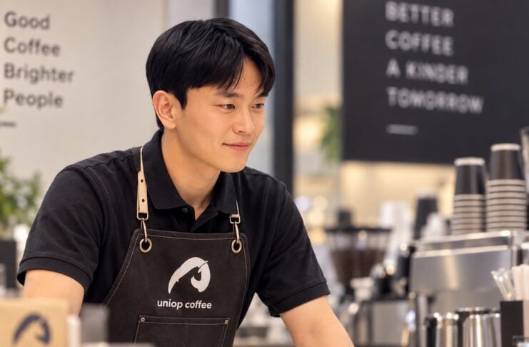 UNICUP COMPANY: KI im Café sinnvoll einsetzen Kyunghan Bae Gründer