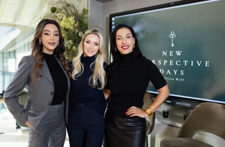 New Perspective Days: Erfolg und neue Perspektiven Verona Pooth, Gastgeberin Vivien Wulf und Unternehmerin Tijen Onaran (v. l. n. r.) bei den New Perspective Days 2026 im Lanserhof Sylt. Fotocredit: Andreas Rentz / Getty Images