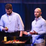 Süße Schärfe aus Deutschland: Wie hottey als erster Hot Honey den Markt erobert Die Höhle der Löwen: hottey mit Hot Honey im Battle Bild: Julian Herrlich und Maximilian Voigt (v.li.) Foto: RTL