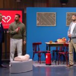 LifeSaveAir: Die Höhle der Löwen – Erstickungsnotfall Bild Löwe Ralf Dümmel mit den Gründern Jusef Chehade Nabil Chehade, Aiman Chehade und (v.li.) Foto: RTL