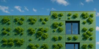 Facade with Motek Bio Panels