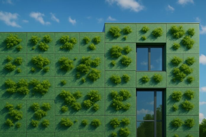 Facade with Motek Bio Panels