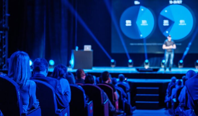 Startup Events Autumn 2025: Europe’s Top Picks for FoundersAudience listens lecturer at workshop conference hall