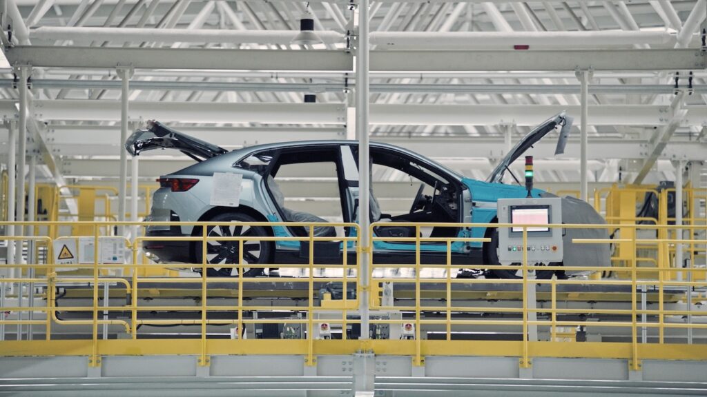 Polestar Vehicle in the production line in a plant!