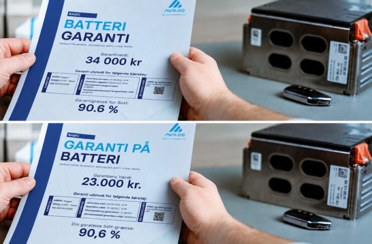 Baterry Warranty Certificat AVILOO has expanded its EV Battery Warranty to Norway and Denmark, giving used electric vehicle buyers access to an independent, financially backed battery warranty based entirely on objective battery diagnostics. The expansion strengthens buyer confidence and further extends AVILOO's growing presence across Europe's leading EV markets.
