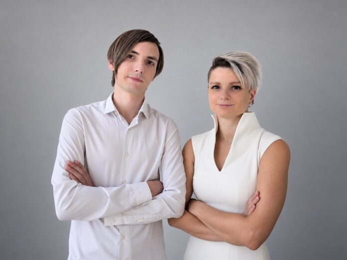 sci2sci: AI for Trustworthy Biopharma Data. From left to right_sci2sci co-founders_Valerii Kremnev & Angelina Lesnikova.